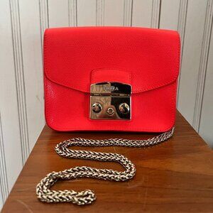 Furla Metropolis Crossbody S Neon Pink